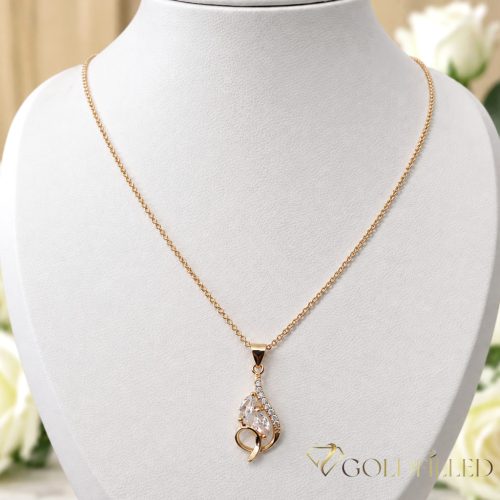 Goldfilled Antiallergén Nyaklánc 45cm/1mm +Medál 18K Szín