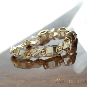   Goldfilled Antiallergén Karkötő 24cm /11mm Multikolor szín