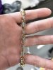 Goldfilled Antiallergén Luxus Barakka Nyaklánc 70cm Hosszú és 8mm Széles  (75g )  Szín 14K Multikolor