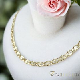   Goldfilled Antiallergén Nyaklánc  50cm Hosszú és 4 mm Széles  Szín  14K