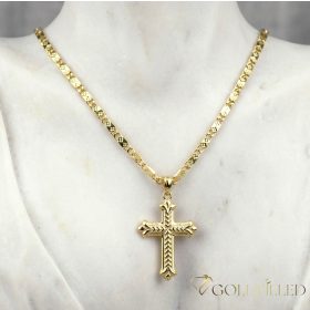   Goldfilled Antiallergén Nyaklánc 55cm/3mm +Medál 14K Szín