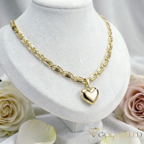 Goldfilled Antiallergén Nyaklánc 50cm/5,2mm +Medál 14K Szín