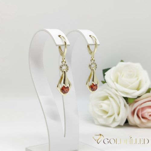 Goldfilled Antiallergén Fülbevaló 35mm 14K szín