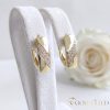 Goldfilled Antiallergén Fülbevaló 16mm 14K szín