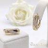 Goldfilled Antiallergén Fülbevaló 16mm 14K szín