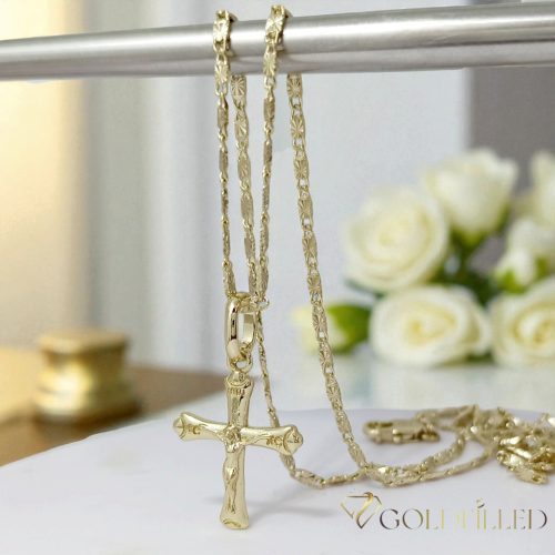 Goldfilled Antiallergén Nyaklánc 55cm/2mm +Medál 14K Szín