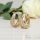 Goldfilled Antiallergén Fülbevaló 18mm 18K Szín	