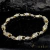 Goldfilled Antiallergén Karkötő 24 cm/ 8 mm 14K szín