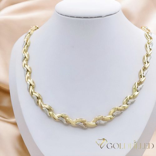 Goldfilled Antiallergén Nyakék 50 cm/8 mm 14K Multikolor szín