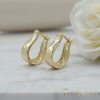 Goldfilled Antiallergén Fülbevaló 17mm 14K szín