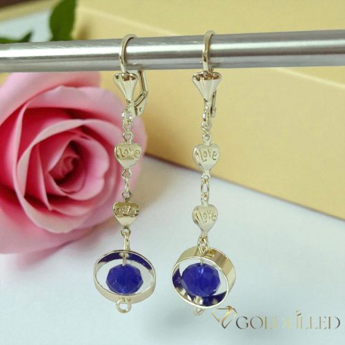 Goldfilled Antiallergén Fülbevaló 54mm 14K szín