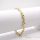 Goldfilled Antiallergén Karkötő 17cm/5mm 14K színű
