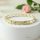 Goldfilled Antiallergén Karkötő 17cm/6mm 14K színű
