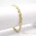 Goldfilled Antiallergén Karkötő 19 cm/7mm 14K színű