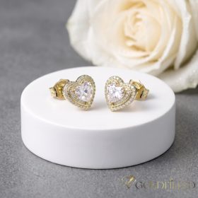 Goldfilled Antiallergén Fülbevaló 11mm 14K szín	
