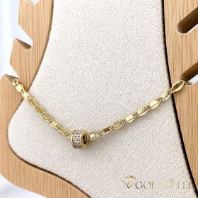 Goldfilled Bokalánc 27cm/3mm 14K szín