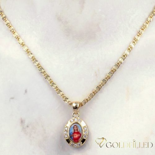 Goldfilled Antiallergén Nyaklánc 50cm/3mm +Medál 14K Szín