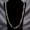 Goldfilled Antiallergén Luxus Barakka Nyaklánc 70cm Hosszú és 8-9mm Széles  (100g ! )  Szín 14K Multikolor
