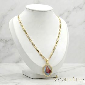   Goldfilled Antiallergén Nyaklánc 45cm/3,5mm +Medál 14K Szín