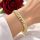 Goldfilled Antiallergén Karkötő 19 cm/9mm 14K színű