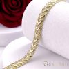 Goldfilled Antiallergén Karkötő 19 cm/9mm 14K színű