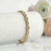 Goldfilled Antiallergén Karkötő 19cm/6mm 14K színű