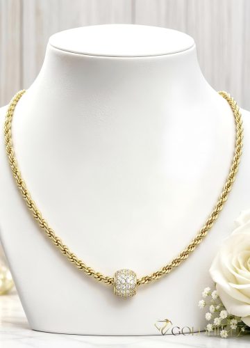 Goldfilled Antiallergén Nyaklánc 45cm/3mm +Medál 14K Szín