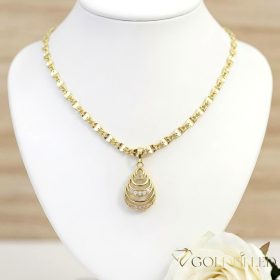   Goldfilled Antiallergén Nyaklánc 55cm/4mm +Medál 14K Szín