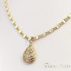 Goldfilled Antiallergén Nyaklánc 55cm/4mm +Medál 14K Szín