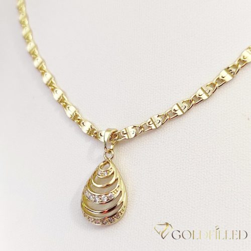 Goldfilled Antiallergén Nyaklánc 55cm/4mm +Medál 14K Szín