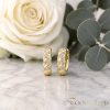 Goldfilled Antiallergén Fülbevaló 13mm 14K szín	