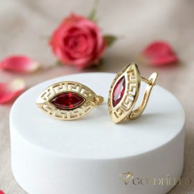 Goldfilled Antiallergén Fülbevaló 20 mm 14K szín