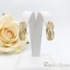 Goldfilled Antiallergén Fülbevaló 26 mm 14K szín