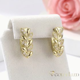 Goldfilled Antiallergén Fülbevaló 18mm 14K szín