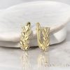 Goldfilled Antiallergén Fülbevaló 18mm 14K szín