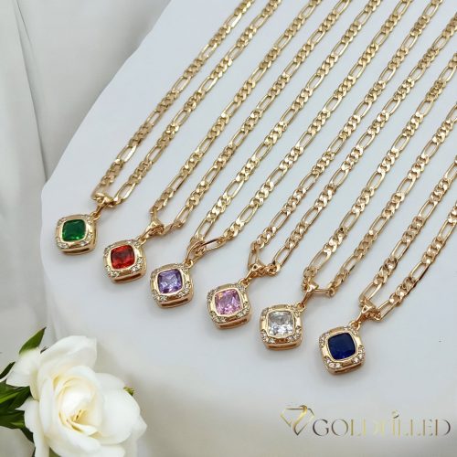 Goldfilled Antiallergén Nyaklánc 50cm/4mm +Medál 18K Szín