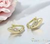 Goldfilled Antiallergén Fülbevaló 16mm 14K szín