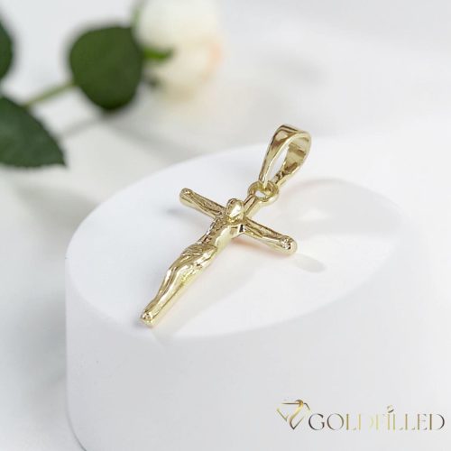 Goldfilled Antiallergén Medál 24mm 14K szín