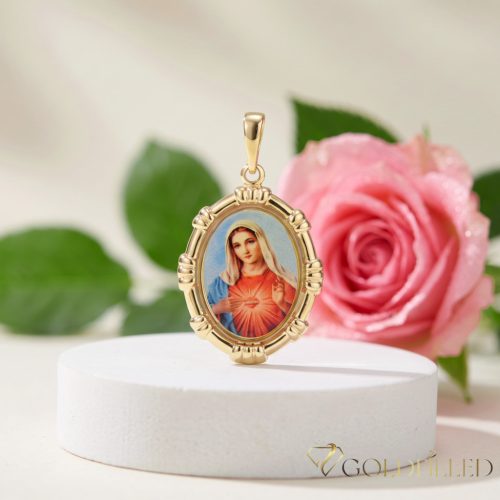Goldfilled Antiallergén Medál 36 mm 14K szín