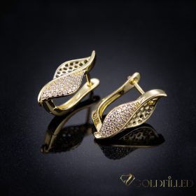 Goldfilled Antiallergén Fülbevaló 26 mm 14K szín