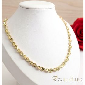   Goldfilled Antiallergén Exkluzív Nyakék Több Féle Méretben  7mm Széles 14K Szín