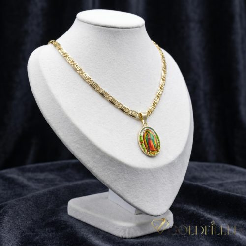 Goldfilled Antiallergén Nyaklánc 50cm/5,2mm +Medál 14K Szín