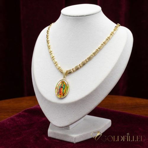 Goldfilled Antiallergén Nyaklánc 50cm/5,2mm +Medál 14K Szín