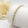 Goldfilled Antiallergén Karkötő 17cm/5mm 14K színű