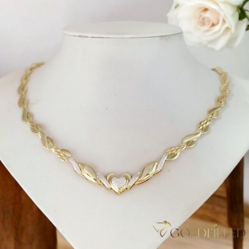 Goldfilled Antiallergén Nyakék 44 cm/7,2 mm 14K Multikolor szín