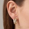Goldfilled Antiallergén Fülbevaló 19mm 14K szín