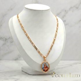   Goldfilled Antiallergén Nyaklánc 50cm/3,5mm +Medál 18K Szín