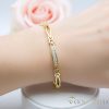 Goldfilled Antiallergén Karkötő 19cm/4mm 14K színű