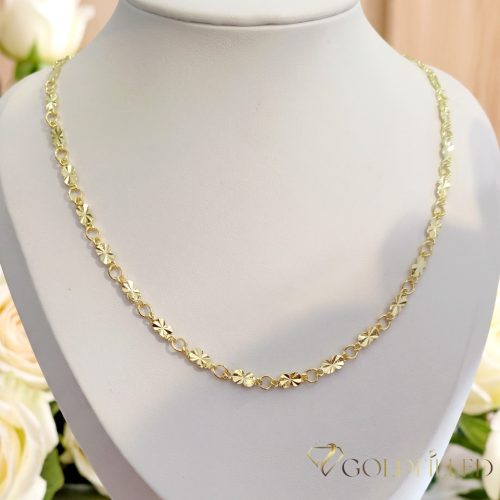 Goldfilled Antiallergén Nyaklánc  50cm Hosszú és 4 mm Széles  Szín  14K