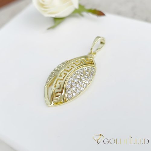 Goldfilled Antiallergén Medál 32 mm 14K szín